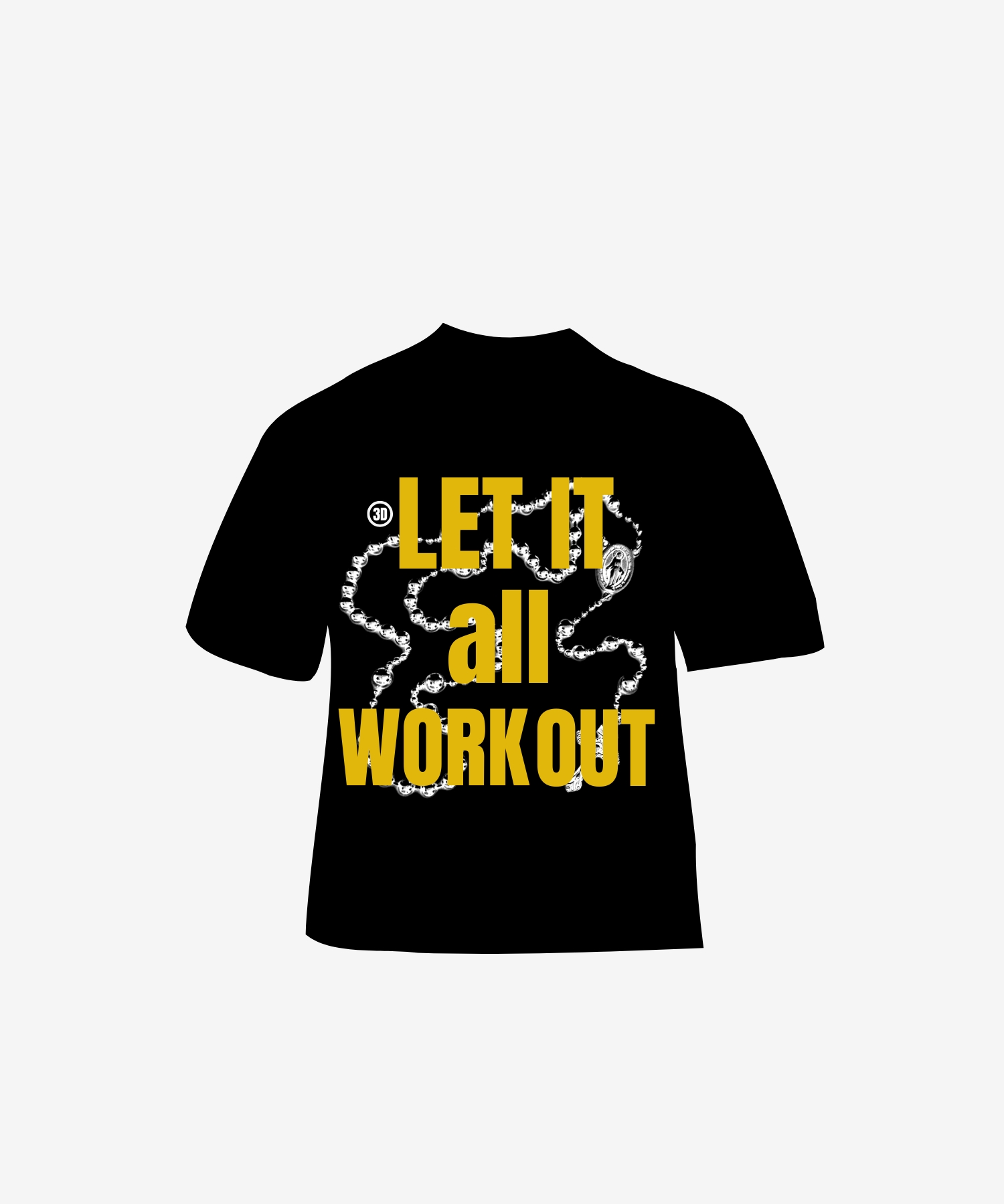 Streetwear shirt graphic, front print